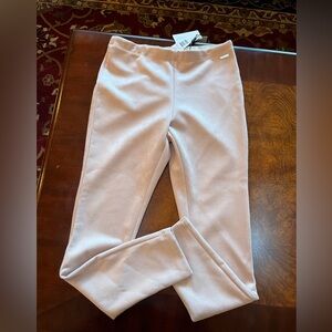 NWT Tahari Petal Pink Faux Suede Pants